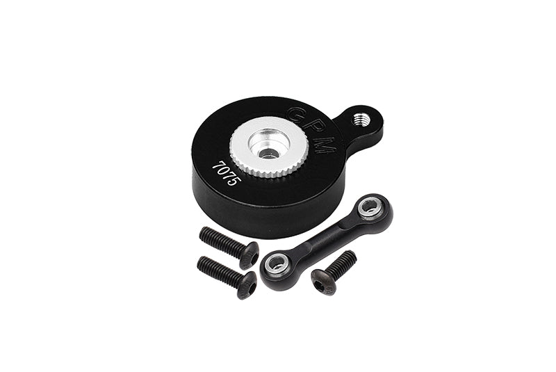 Aluminum 7075 Direct Mount Servo Saver (23T Spline) With Fix Link For Arrma 1:8 MOJAVE / VENDETTA / INFRACTION / 1:10 VORTEKS / SENTON / BIG ROCK / OUTCAST / GRANITE / KRATON / SENTON Upgrades - Black