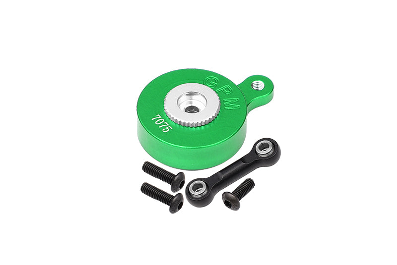 Aluminum 7075 Direct Mount Servo Saver (23T Spline) With Fix Link For Arrma 1:8 MOJAVE / VENDETTA / INFRACTION / 1:10 VORTEKS / SENTON / BIG ROCK / OUTCAST / GRANITE / KRATON / SENTON Upgrades - Green