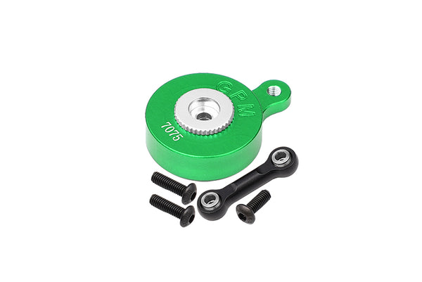 Aluminum 7075 Direct Mount Servo Saver (23T Spline) With Fix Link For Arrma 1:8 MOJAVE / VENDETTA / INFRACTION / 1:10 VORTEKS / SENTON / BIG ROCK / OUTCAST / GRANITE / KRATON / SENTON Upgrades - Green