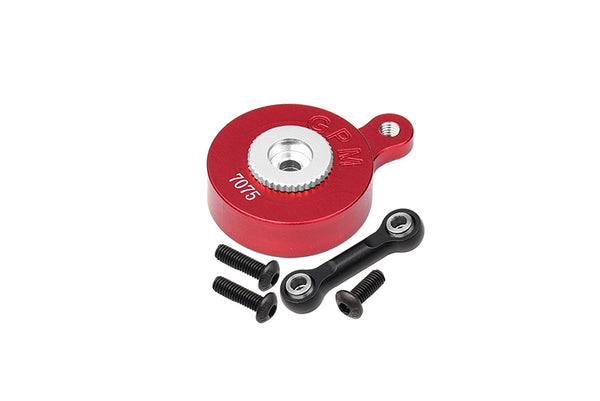 Aluminum 7075 Direct Mount Servo Saver (23T Spline) With Fix Link For Arrma 1:8 MOJAVE / VENDETTA / INFRACTION / 1:10 VORTEKS / SENTON / BIG ROCK / OUTCAST / GRANITE / KRATON / SENTON Upgrades - Red