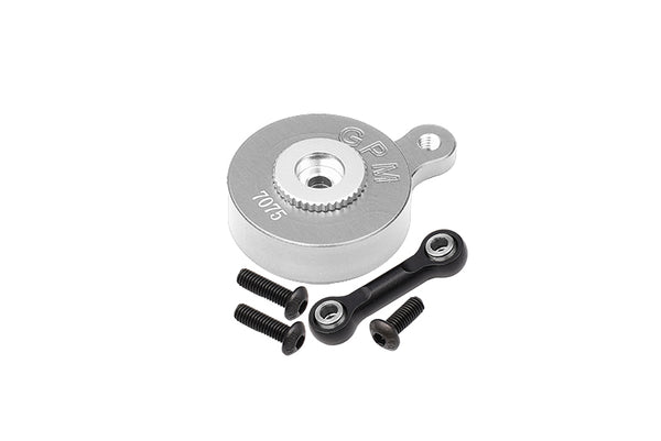 Aluminum 7075 Direct Mount Servo Saver (23T Spline) With Fix Link For Arrma 1:8 MOJAVE / VENDETTA / INFRACTION / 1:10 VORTEKS / SENTON / BIG ROCK / OUTCAST / GRANITE / KRATON / SENTON Upgrades - Silver