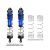 Aluminum 6061-T6 Alloy Progressive Spring Front Shock 132mm For Arrma 1/8 MOJAVE 4X4 4S BLX Desert Truck RTR-ARA4404 Upgrades - Blue