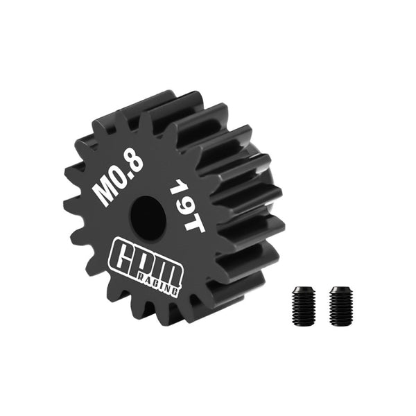 R/C Car Upgrade Parts : 40Cr Steel Motor Gear 19T (32 Pitch, Module 0.8mm, Motor Tooth Diameter 3.175mm, Tooth Surface Outer Diameter 16.7mm)