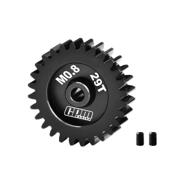 R/C Car Upgrade Parts : 40Cr Steel Motor Gear 29T (32 Pitch, Module 0.8mm, Motor Tooth Diameter 3.175mm, Tooth Surface Outer Diameter 24.7mm)