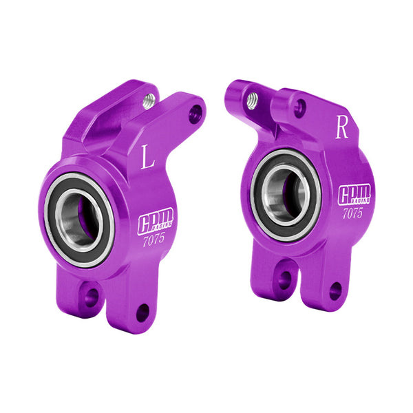 Aluminum 7075 Rear Hub (Larger Inner Bearings) for Arrma 1/18 Granite GROM MEGA 380 Brushed 4X4 Monster Truck ARA2102 Upgrade Parts - Purple