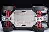 Stainless Steel Chassis Skid Kit For Arrma 1/16 MOJAVE GROM Desert Truck Upgrade Parts