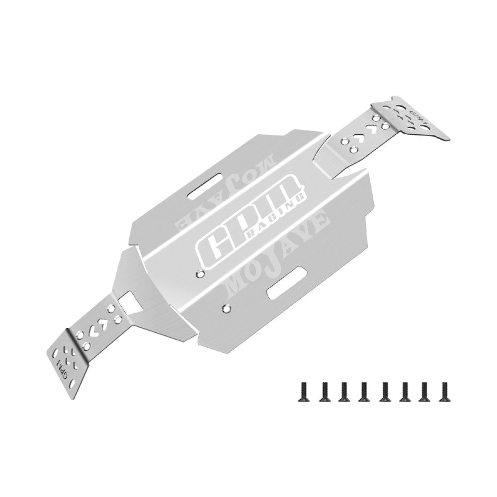 Stainless Steel Chassis Skid Kit For Arrma 1/16 MOJAVE GROM Desert Truck Upgrade Parts