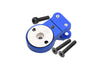 Aluminum 7075 Servo Saver Steering 23T With Built-In Spring For Arrma 1/10 GORGON 4X2 Mega 550 Brushed Monster Truck-ARA3230 Upgrade Parts - Blue