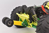 Special Material Rear Wing Mount With Wheelie Set For Arrma 1/10 Gorgon 4X2 Mega 550 Brushed Monster Truck-ARA3230 Upgrades - Green