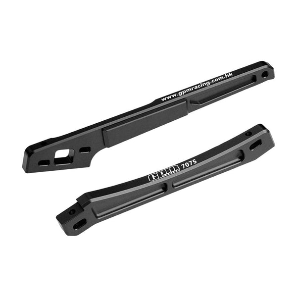 Aluminum 7075 Alloy Front And Rear Chassis Brace For Arrma 1/8 KRATON 6S EXB / KRATON 6S V6 Speed Truck Upgrades - Black