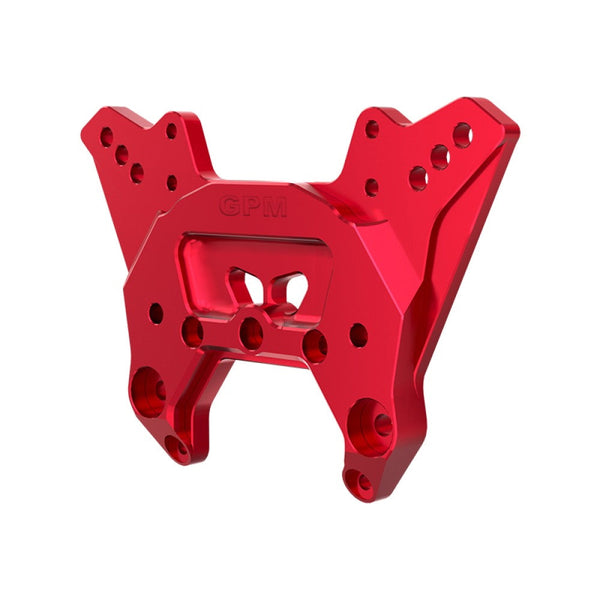 Aluminum 7075 Alloy Front Shock Tower For Arrma 1:8 KRATON 6S EXB V6 / KRATON 6S EXB V2 / KRATON 6S V6 / NOTORIOUS 6S V6 Speed Truck Upgrades - Red