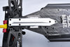 Aluminum 7075 Alloy Rear Chassis Skid Plate Brace For Arrma 1:8 KRATON 6S EXB / KRATON 6S V6 / KRATON 6S V5 Speed Truck Upgrades - Black