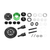20CrMnTi Steel Main Gear 47T  1.0 + Aluminum 7075 Alloy Center Complete Differential For Arrma 1:8 KRATON 6S / OUTCAST / TALION / NOTORIOUS / 1:7 MOJAVE 6S / FIRETEAM / BIG ROCK - Green