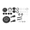 20CrMnTi Steel Main Gear 47T  1.0 + Aluminum 7075 Alloy Center Complete Differential For Arrma 1:8 KRATON 6S / OUTCAST / TALION / NOTORIOUS / 1:7 MOJAVE 6S / FIRETEAM / BIG ROCK - Silver