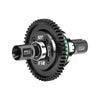 20CrMnTi Steel Main Gear 50T  1.0 + Aluminum 7075 Alloy Center Complete Differential For Arrma 1:8 KRATON 6S / OUTCAST / TALION / NOTORIOUS / 1:7 MOJAVE 6S / FIRETEAM / BIG ROCK - Green