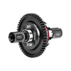 20CrMnTi Steel Main Gear 50T  1.0 + Aluminum 7075 Alloy Center Complete Differential For Arrma 1:8 KRATON 6S / OUTCAST / TALION / NOTORIOUS / 1:7 MOJAVE 6S / FIRETEAM / BIG ROCK - Red