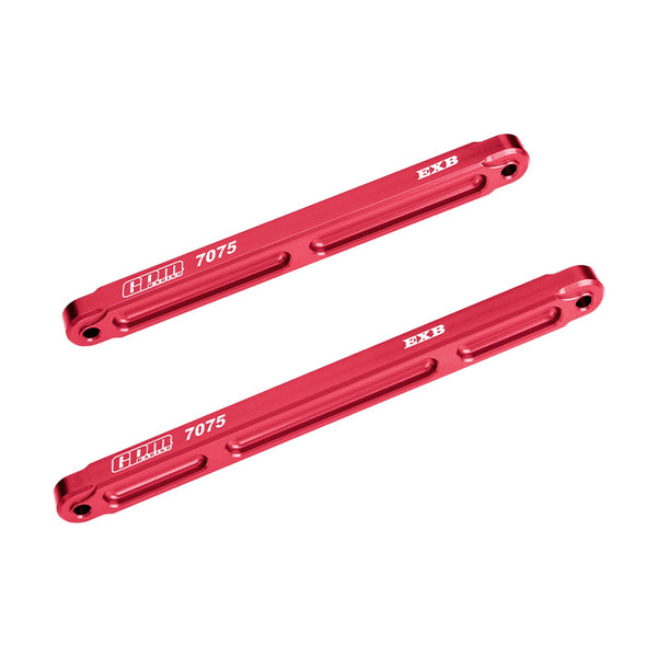 Aluminum 7075-T6 ALLOY CENTER BRACE BAR For Arrma 1/8 NOTORIOUS 6S V6 STUNT TRUCK-ARA8611V6 Upgrades - Red