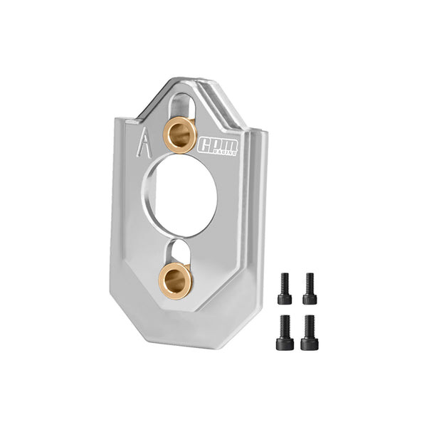 Aluminum 7075-T6 Alloy Adjustable Motor Mount For Arrma 1:16 QUAKE GROM / GORGON GROM Brushed Monster Truck Upgrades - Silver