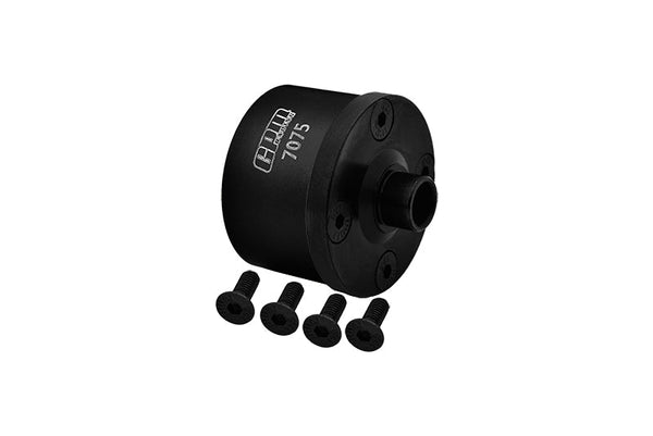 Medium Carbon Steel+7075 Alloy Front Or Middle Or Rear Diff Case For Tekno 1/10 MT410 2.0 4X4 Pro Monster Truck-TKR9501 / SCT410 2.0 4X4 Short Course Truck Kit-TKR9500 Upgrades - Black