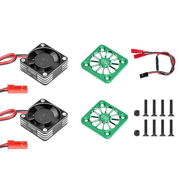 Aluminum 6061 Alloy High Speed 35X10mm Cooling Fan 20000 RPM For ARRMA 1:7 Talion 6S EXB / 1:8 Kraton 6S EXB / Notorious V6 - Green