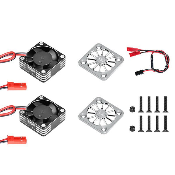 Aluminum 6061 Alloy High Speed 35X10mm Cooling Fan 20000 RPM For ARRMA 1:7 Talion 6S EXB / 1:8 Kraton 6S EXB / Notorious V6 - Silver