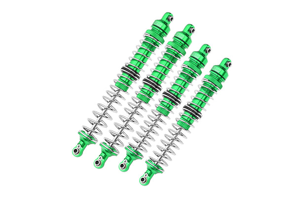 Axial 1/10 RBX10 Ryft 4WD Rock Bouncer Aluminum Upgrade Combo Set C (Front + Rear Spring Dampers) - Green