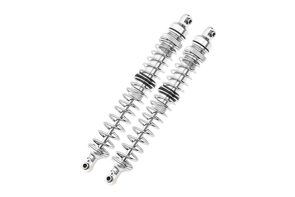 Axial 1/10 RBX10 Ryft 4WD Rock Bouncer AXI03005 Aluminum Rear Spring Dampers (145mm) - 2Pc Set Silver