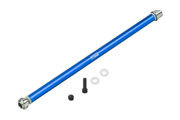 Traxxas Rustler 4X4 VXL (67076-4) Stainless Steel + Aluminum Center Drive Shaft - 1 Set Blue