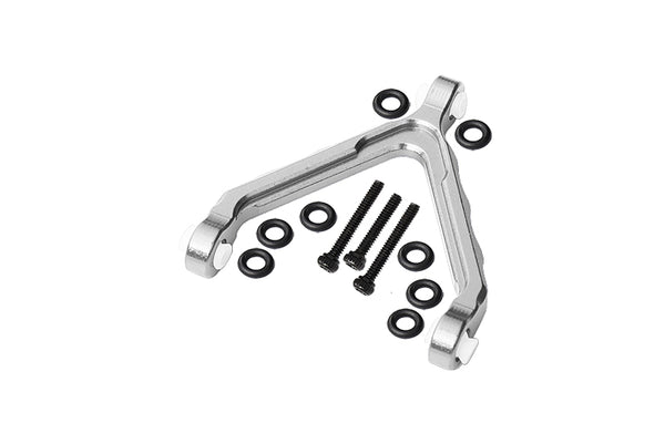 Axial 1:24 SCX24 Deadbolt AXI90081 Aluminum Front Upper Link Mount - 1 Set Silver