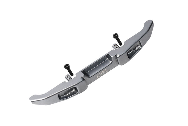 Aluminium Rear Bumper For Axial 1:24 SCX24 Jeep Wrangler AXI00002 -3Pc Set Gray Silver