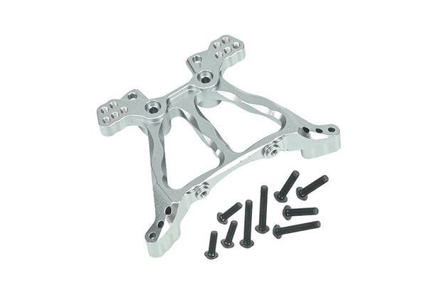 Traxxas Slash 4X4 / Stampede 4X4 VXL / Deegan 38 Fiesta ST Rally Aluminum Rear Shock Tower - 1Pc Gray Silver