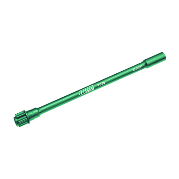 Aluminum 7075 Alloy Center Drive Shaft For Traxxas 1/16 Mini Slash 4X4 Short Course Truck-108164-1 Upgrades - Green