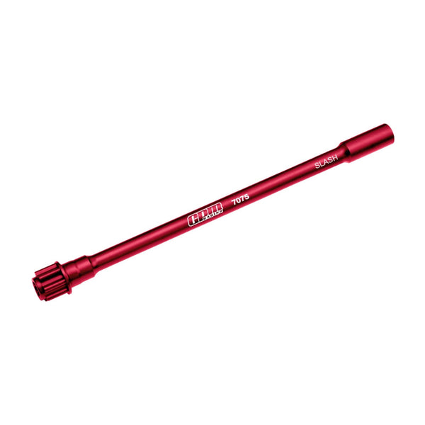 Aluminum 7075 Alloy Center Drive Shaft For Traxxas 1/16 Mini Slash 4X4 Short Course Truck-108164-1 Upgrades - Red