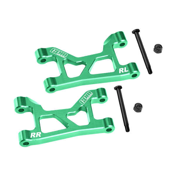 Aluminum 7075-T6 Alloy Rear Upper Suspension Arms For Traxxas 1/16 Mini Slash 4X4 Short Course Truck-108164-1 Upgrades - Green