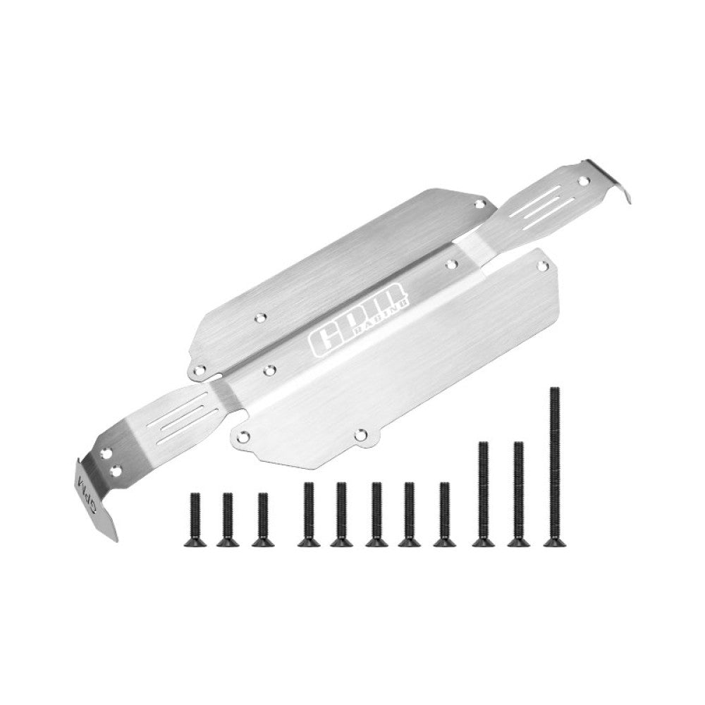 Stainless Steel Chassis Skid Kit For Traxxas 1/16 Mini Slash 4X4 Short Course Truck-108164-1 Upgrades