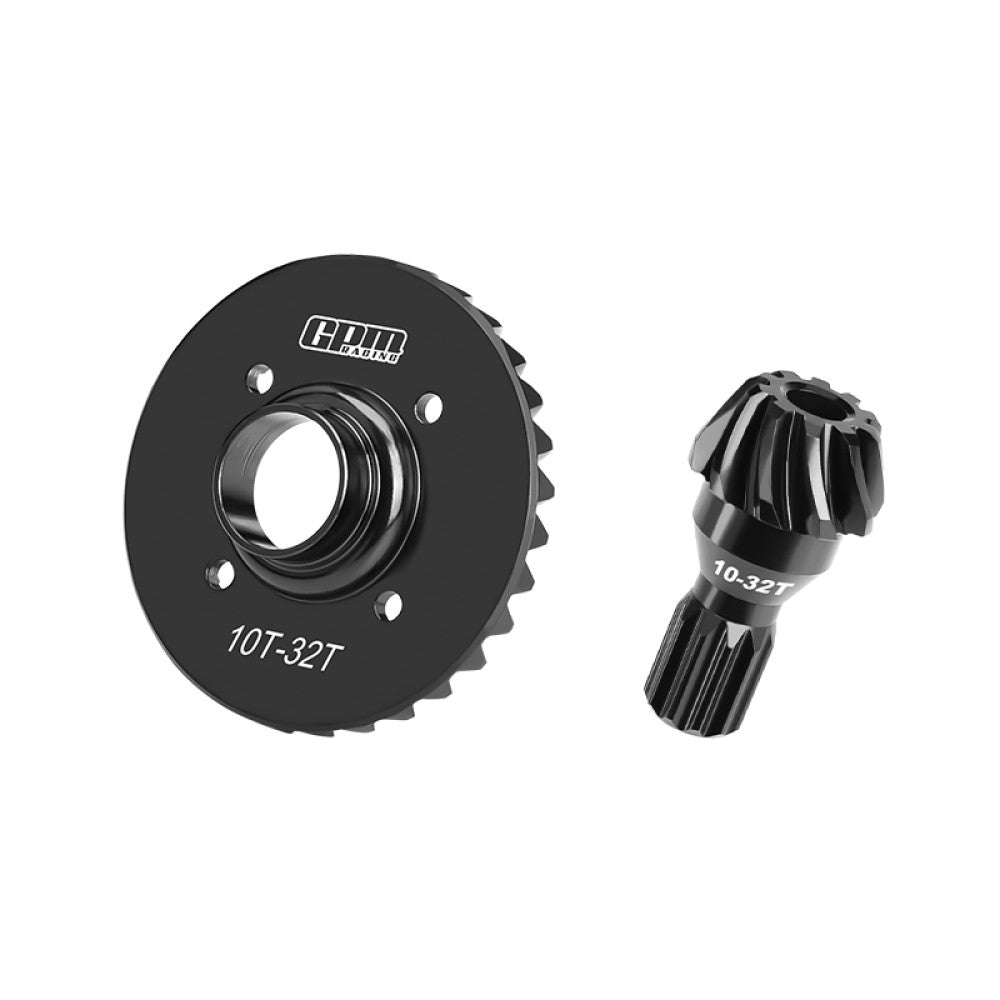20CrMnTi Steel 32/10T Rear Differential Gear Set For Traxxas 1/6 Funco Pro Scale 2WD Sand Car 8S-109076-4 Upgrades
