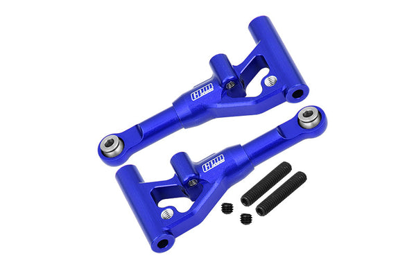 Aluminum 7075 Alloy Front Lower Suspension Arms For Traxxas 1/10 4-Tec Drift Ford Mustang RWD Drift Car RTR 105237-4 Upgrades - Blue