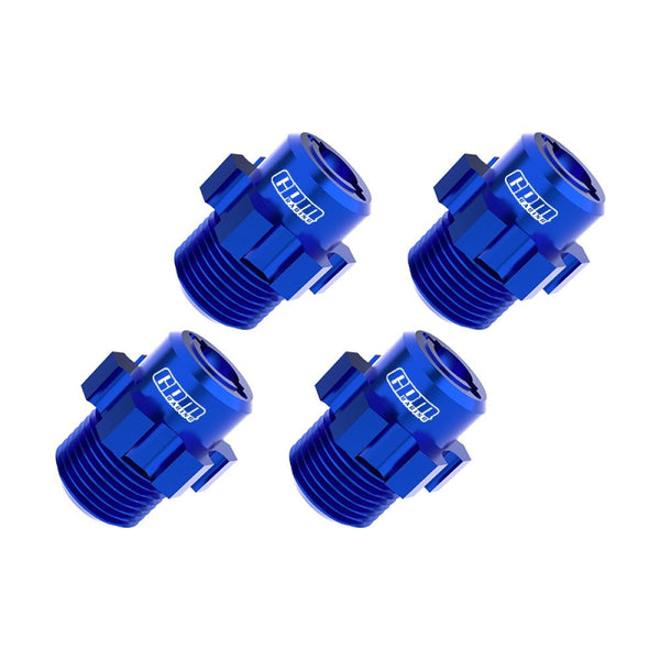 Aluminum 7075 Alloy 17mm Wheel Hubs For Traxxas 1:8 JATO 4X4 VXL Brushless Buggy Upgrades - Blue