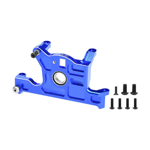 Aluminum 7075-T6 Alloy Bearing Motor Mount For Traxxas 1:8 Jato 4X4 / 1:10 Rustler 4X4 / Ford Fiesta ST Rally / Slash 4WD Upgrade Parts - Blue