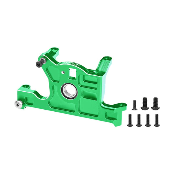 Aluminum 7075-T6 Alloy Bearing Motor Mount For Traxxas 1:8 Jato 4X4 / 1:10 Rustler 4X4 / Ford Fiesta ST Rally / Slash 4WD Upgrade Parts - Green