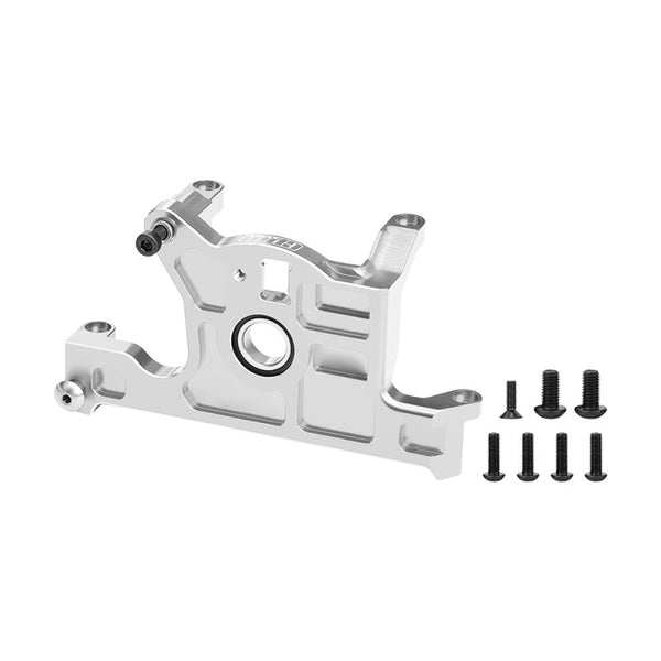 Aluminum 7075-T6 Alloy Bearing Motor Mount For Traxxas 1:8 Jato 4X4 / 1:10 Rustler 4X4 / Ford Fiesta ST Rally / Slash 4WD Upgrade Parts - Silver