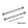 Aluminum 7075 Alloy Rear Camber Links 81mm For Traxxas 1:8 JATO 4X4 VXL BRUSHLESS-90386-4 / JATO 4X4 BRUSHLESS-90154-4 RC Buggy Upgrades - Silver