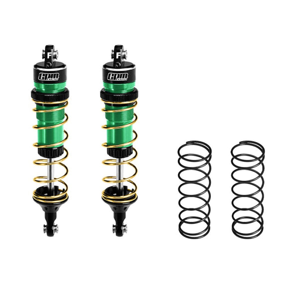 Aluminum 6061-T6 Alloy Front Adjustable Spring Shock 104mm For Traxxas 1:8 JATO 4X4 VXL Brushless-90386-4 / JATO 4X4 Brushless-90154-4 RC Buggy Upgrades - Green