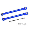Aluminum 7075 Alloy Front Steering Toe Links 98mm For Traxxas 1:8 JATO 4X4 VXL BRUSHLESS-90386-4 / JATO 4X4 BRUSHLESS-90154-4 RC Buggy Upgrades - Blue