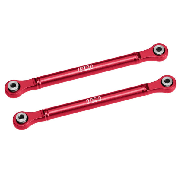 Aluminum 7075 Alloy Front Steering Toe Links 98mm For Traxxas 1:8 JATO 4X4 VXL BRUSHLESS-90386-4 / JATO 4X4 BRUSHLESS-90154-4 RC Buggy Upgrades - Red