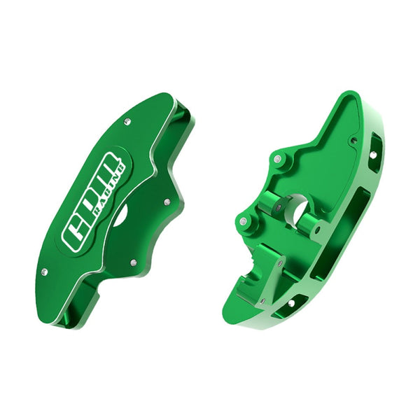 Aluminum 7075-T6 Alloy Front Brake Calipers (Left & Right) For Traxxas 1/6 Funco Pro Scale 2WD Sand Car 8S-109076-4 Upgrades - Green