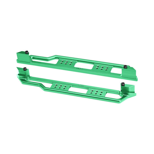 Aluminum 7075 Alloy Chassis Nerf Bars FOR TRAXXAS 1:6 Funco Pro Scale Sand Car 8S / 1:5 XRT 8S / X Maxx Monster Truck Upgrades - Green