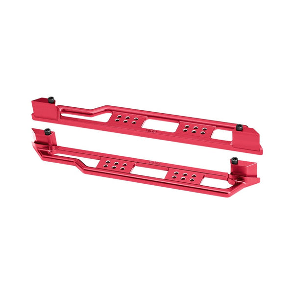 Aluminum 7075 Alloy Chassis Nerf Bars FOR TRAXXAS 1:6 Funco Pro Scale Sand Car 8S / 1:5 XRT 8S / X Maxx Monster Truck Upgrades - Red