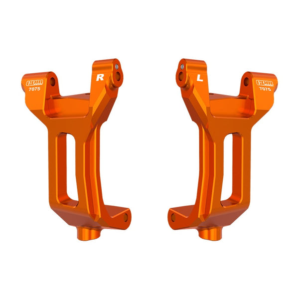 Aluminum Alloy Front Caster Blocks For Traxxas 1/6 Funco Pro Scale 2WD Sand Car 8S-109076-4 Upgrades - Orange