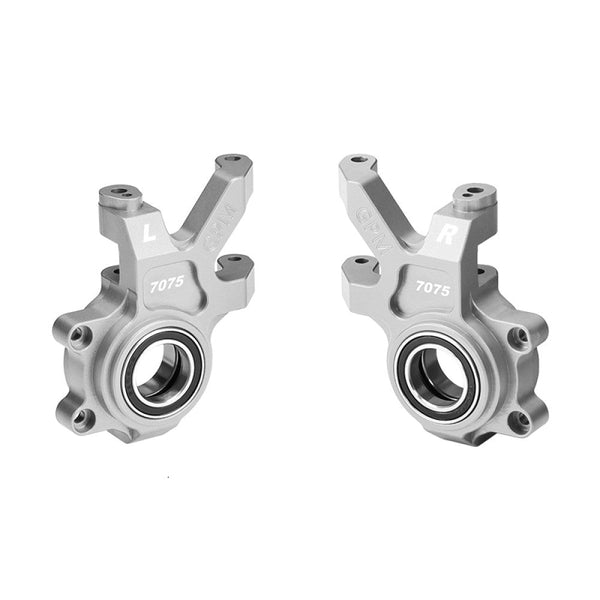 Aluminum 7075 Alloy Front Oversized Steering Blocks For Traxxas 1/6 Funco Pro Scale 2WD Sand Car 8S-109076-4 Upgrades - Silver